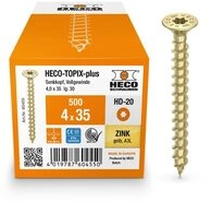 HECO-TOPIX-plus Holzschraube 4 x 35, Senkkopf mit Fr&auml;staschen, HECO-Drive,...
