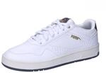 PUMA Unisex Court Classic Sneaker, White-Galactic Gray Gold, 39 EU