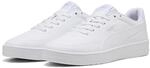 Puma Court Classic Clean Sneaker, Unisex, Wei&szlig;, K&uuml;hles Hellgrau, 9 UK