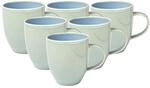 Villeroy & Boch like. by Crafted Blueberry Becher mit Henkel 6er Set, 350 ml,