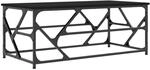 vidaXL Couchtisch Schwarz 100x50x40 cm Holzwerkstoff