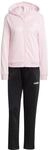 adidas Damen ESSENTIALS LINEAR TRACKSUIT, Clear Pink, L