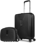 REDOLZ Hartschalen Koffer-Set 2-teilig Handgep&auml;ck Beauty Case
