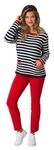 Stehmann INA-740, bequeme,stretchige Damenhose, Rot, 40