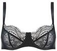 Fleur of England Signature Black Balconette-BH aus Spitze, 80D