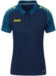 JAKO Damen Poloshirt Performance, Marine/Jako-Blau, 34