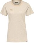 hummel Move T-Shirt Damen Beige F9094 beige, S Damen