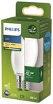 PHILIPS LED-Gl&uuml;hbirne klassisch, UltraEffizient, 40W, 485Lm, B35, E14 2700K, mattes