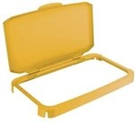 Durable Durabin Abfalleimer, Deckel mit Scharnieren, Gelb