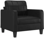 vidaXL Sessel Schwarz 60 cm Kunstleder