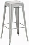 CLP Barhocker Joshua I Stapelbarer Tresenhocker aus Metall I Barstuhl mit...