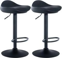 CLP 2er Set Barhocker Alisson - H&ouml;henverstellbar Mit Fu&szlig;st&uuml;tze 360 Grad...