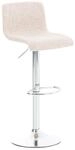 CLP Barhocker Hover Stoff Mit Metall-Gestell I Barstuhl Mit Lehne Und...