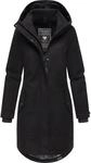Ragwear Damen atmungsaktiver langer Wintermantel in Wollmantel-Optik warme