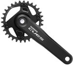 Shimano CUES FC-U4000 9/10/11-fach Kurbelgarnitur, Black, 170 mm