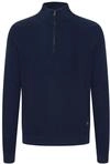 Blend BHCodford Herren Strickpullover Troyer Feinstrick Pullover mit Stehkragen und