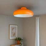 bamyum Deckenlampe Orange Wei&szlig;, Androa, K&uuml;chenlampe &Oslash;40 cm 1 flammig E27,