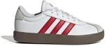 adidas Unisex Kinder VL Court Shoes, FTWR White/Better Scarlet/Grey one, 40 EU