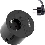 BACHMANN Einbausteckdose LOOP IN CHARGE 1x Steckdose 1x USB A/C 22W mit