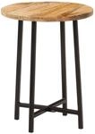vidaXL Couchtisch 35x35x45 cm Massivholz Mango und Eisen