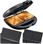 Melissa Sandwichmaker 3-in-1 - Sandwichtoaster - Waffeleisen - Kontaktgrill -