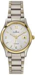 DUGENA Damen-Armbanduhr 4460333 Semper, Quarz, silbernes Zifferblatt, Titangeh&auml;use,