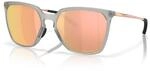 Oakley Damen Oo9480 Sielo Square Sonnenbrille, Mattgrau/Ros&eacute;gold Prizm
