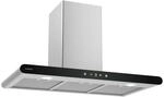 Klarstein CurveVent Dunstabzugshaube - 90 cm Wandhaube, 676 m&sup3;/h Luftstrom, A+