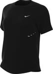 Nike Swift Dri-Fit Kurzarm-Laufoberteil F&uuml;r Damen, Black/Reflective Silv,
