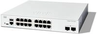 Cisco Catalyst 1300-16T-2G-Managed-Switch, 16-Port-GE, 2 x 1-GE-SFP,...