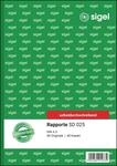 SIGEL SD025 Rapport A5, 2x40 Blatt, selbstdurchschreibend, 1 St&uuml;ck, aus nachhaltigem
