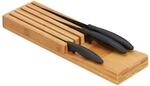 Relaxdays Messerorganizer , Messeraufbewahrung f&uuml;r 5 Messer, Messereinsatz f&uuml;r