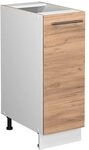 Vicco Apothekerschrank Fame-Line, Goldkraft Eiche, 30 cm ohne Arbeitsplatte, zur