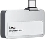 Lexar Professional Go Portable SSD 2TB, ultrakompakt, unterst&uuml;tzt Apple ProRes, bis