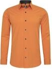 Rusty Neal Herren-Hemd Premium Slim Fit Langarm Stretch Grau Kentkragen...