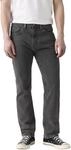 Levi's Herren Jeanshose 505 mit Rei&szlig;verschluss, Regular Fit, Grau (Fly On The Wall),