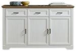 JASMIN Sideboard in Pinie hell, Artisan Eiche Optik - Kommode mit Schubladen und viel