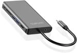 4smarts 8in1 Hub USB-C auf Ethernet, 4K HDMI, FHD VGA, 2X USB-A 3.0, 1x USB-C...