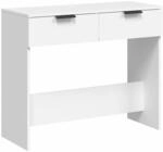 vidaXL Konsolentisch mit 2 Schubladen Konsole Beistelltisch Flurtisch Sideboard
