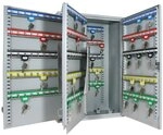 HMF Schl&uuml;sselschrank gro&szlig; aus Stahl, abschlie&szlig;barer Schl&uuml;sselkasten f&uuml;r...