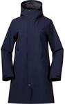 Bergans Damen Urban 2L Mantel, navy blue, XL