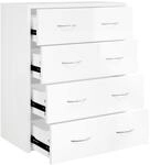 vidaXL Kommode mit 4 Schubladen Sideboard Schrank Anrichte Beistellschrank