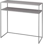 blomus Sideboard FERA | Mourning Dove | 85L x 35B x 80H cm | Beistelltisch Grau 