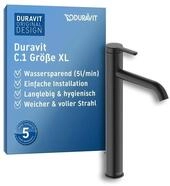 Duravit C.1 Waschtischarmatur, Gr&ouml;&szlig;e XL (Auslauf H&ouml;he 233 mm). Wasserhahn Bad mit
