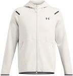 Under Armour Unstoppable Fleece Kapuzenjacke weissschwarz, L Herren