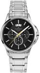 JACQUES LEMANS Herrenuhr Sydney Metallband massiv Edelstahl Chronograph 1-1542D