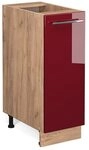 Vicco Apothekerschrank Fame-Line, Bordeaux Hochglanz, 30 cm