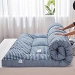 YOUGANG Japanische Futon-Matratze, Polyester, Doppelbett, mittelfest, Blau, 100 x 200
