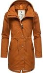 Ragwear Damen &Uuml;bergangsjacke leichte Jacke lang mit Kapuze Canny Cinnamon24 Gr. M