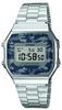 Casio Unisex-Uhren Digital Quarz One Size Silber/Grau Edelstahl 32001716